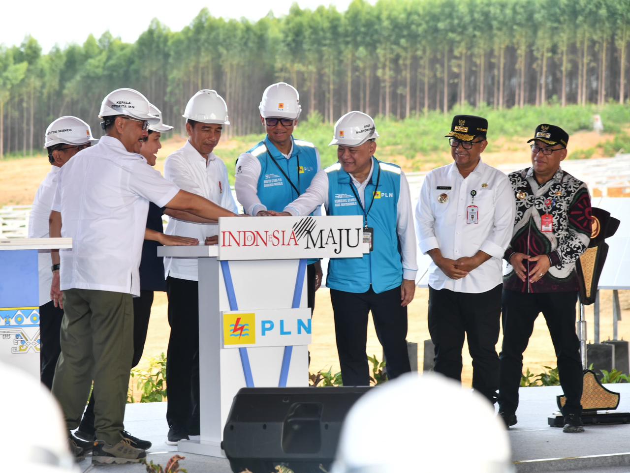 Kunjungan Presiden Joko Widodo: PLNE dan PLN Dukung Pembangunan Energi Bersih di Ibu Kota Negara