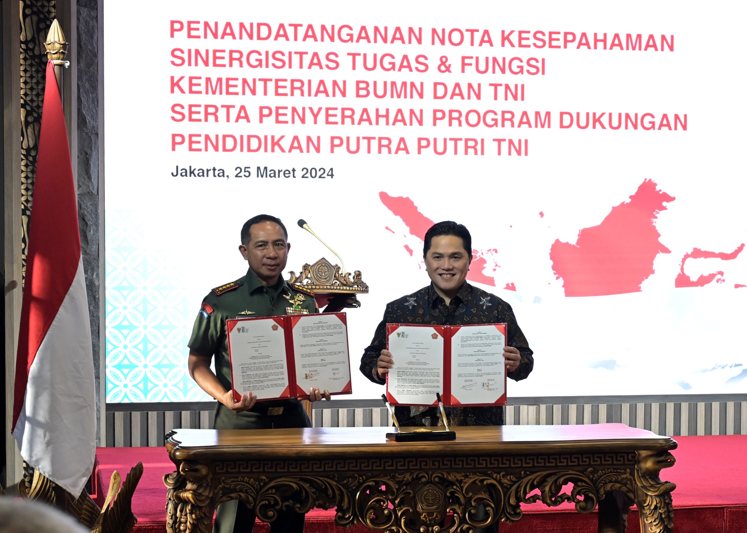 PLN Dukung Sinergi Kementerian BUMN dan TNI, Maksimalkan Sumber Daya Hingga Pengamanan Aset