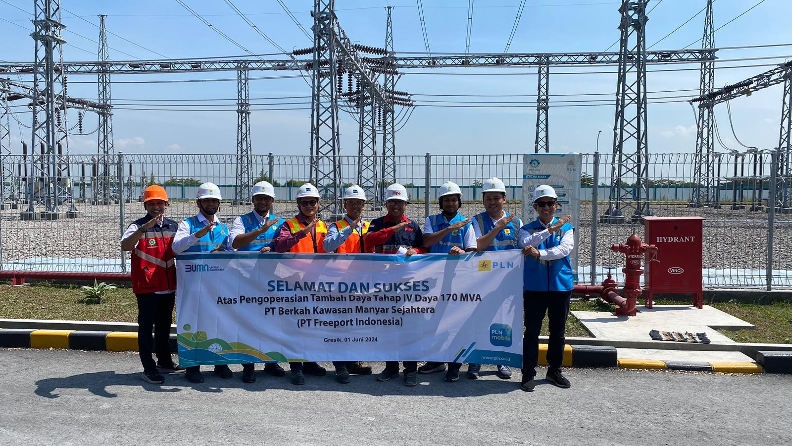 Dorong Hilirisasi, PLN Pasok Daya 170 MVA Smelter PT Freeport Indonesia di Gresik